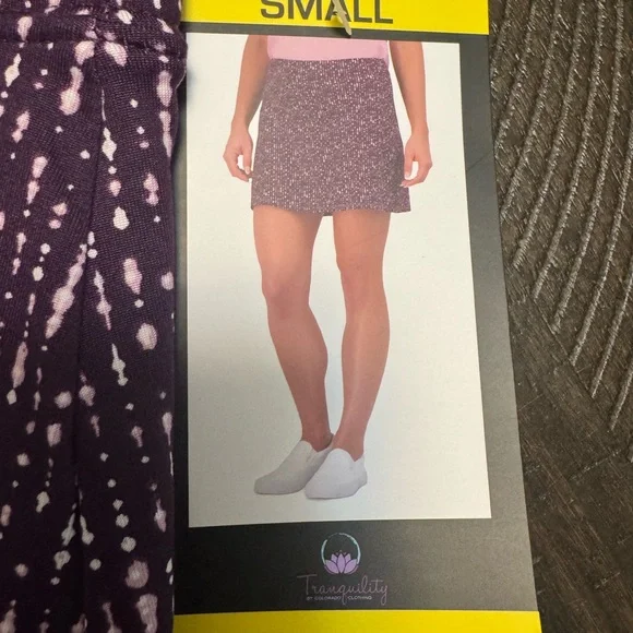 Tranquility Purple Patterned Women's Skirt/Skort - Picture 10 of 16
